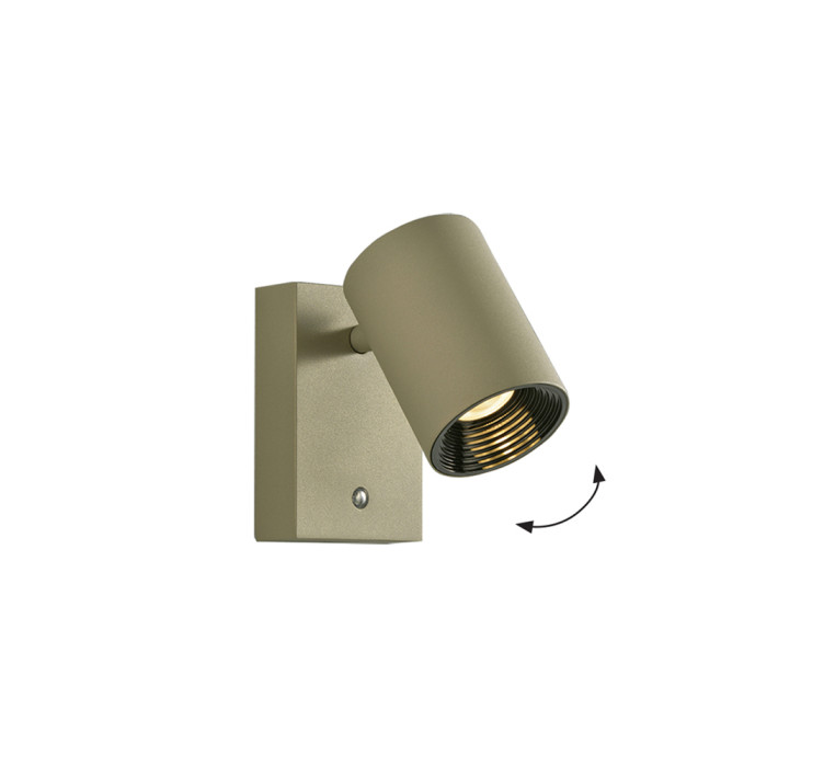 Настінне бра LED Melina Olive Green1
